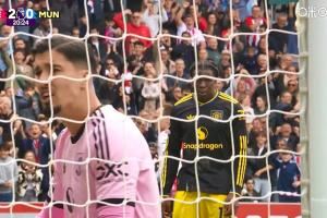 快崩溃了！曼联丢第二球后，刚两度神扑的巴因德尔非常不满